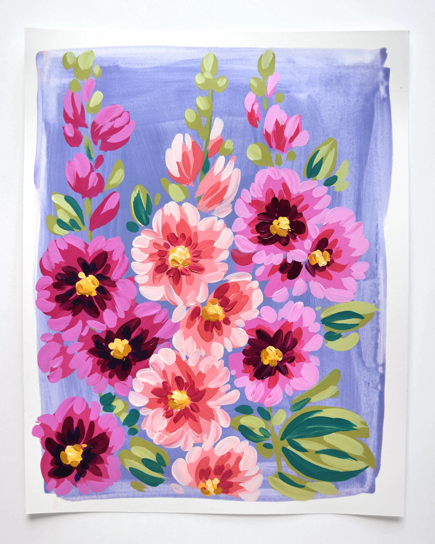Hollyhock 1 - 11x14