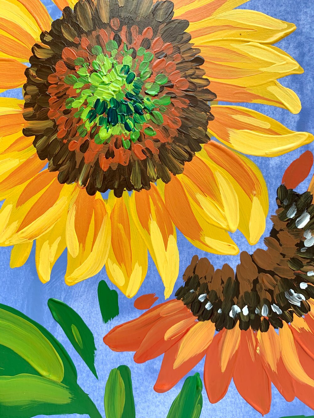 Art Deco Sunflower Flower Pattern by Stanley Artgerm · Creative