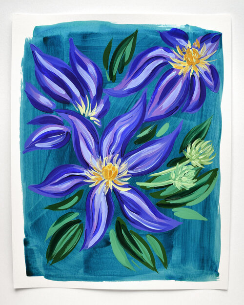 Flower-A-Day Paintings — Julie Marriott