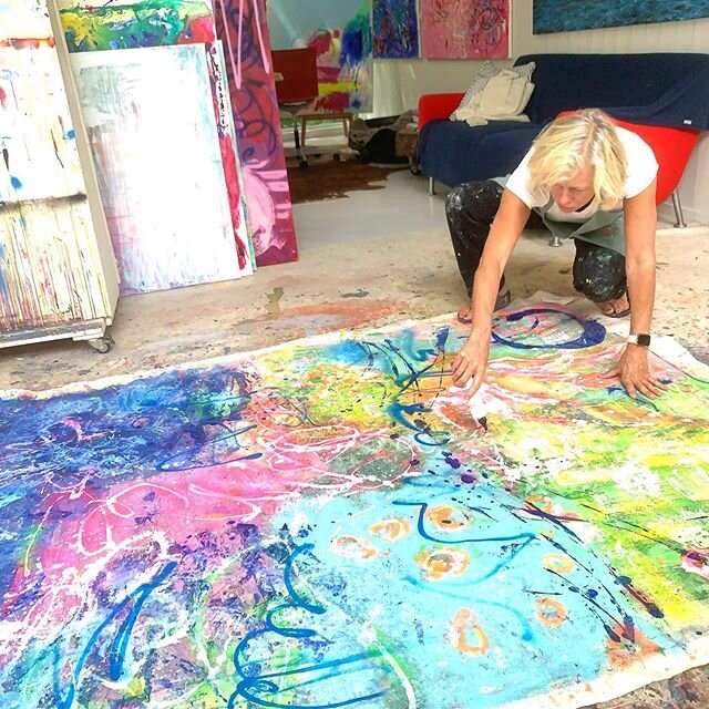 Busy at work before the weekend...WIP.. large...
#kunst#art#artwork#studio ##studioviews_daily #abstract#new_and_abstract #color #abstractpainting #abstractart #artist#artlovers #artoninstagram #artcollectors#artbuyers#interiordesign #piendehaas#work