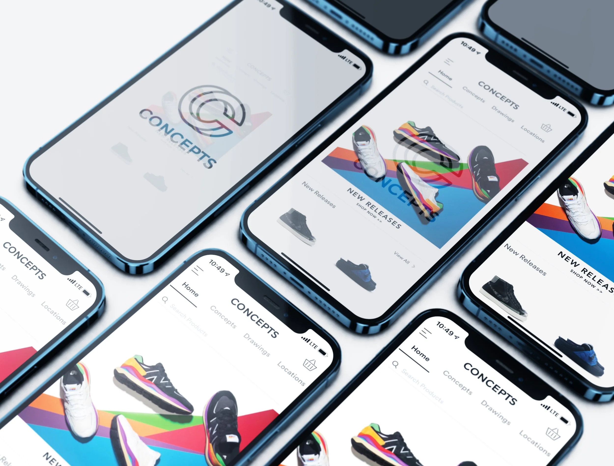 Full 3D Render: CNCPTS Mobile App Launch