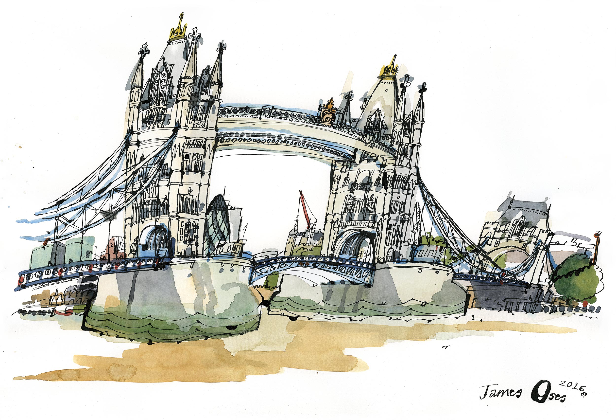 Tower Bridge by James Oses