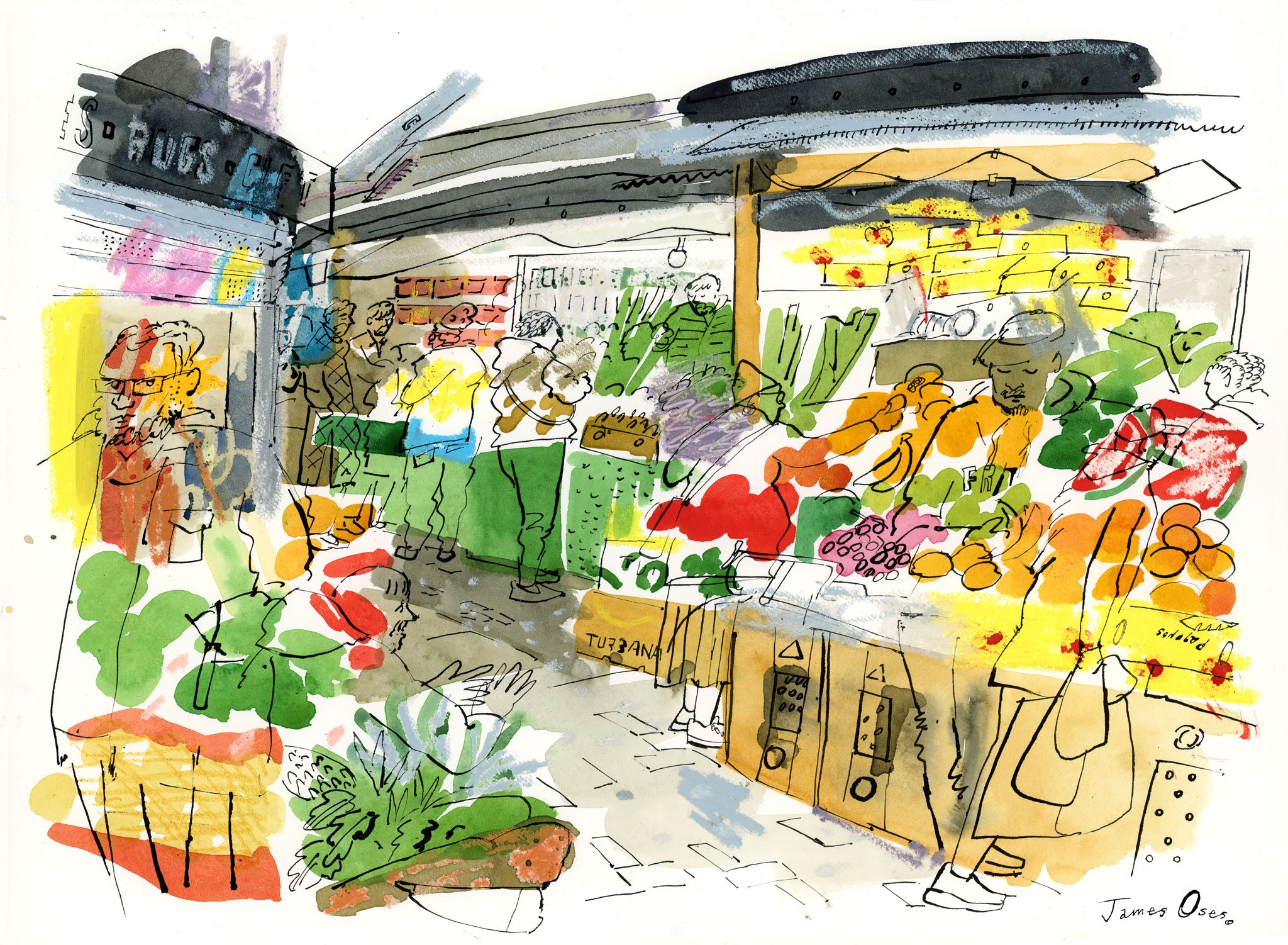 Market stall, Rye Lane
