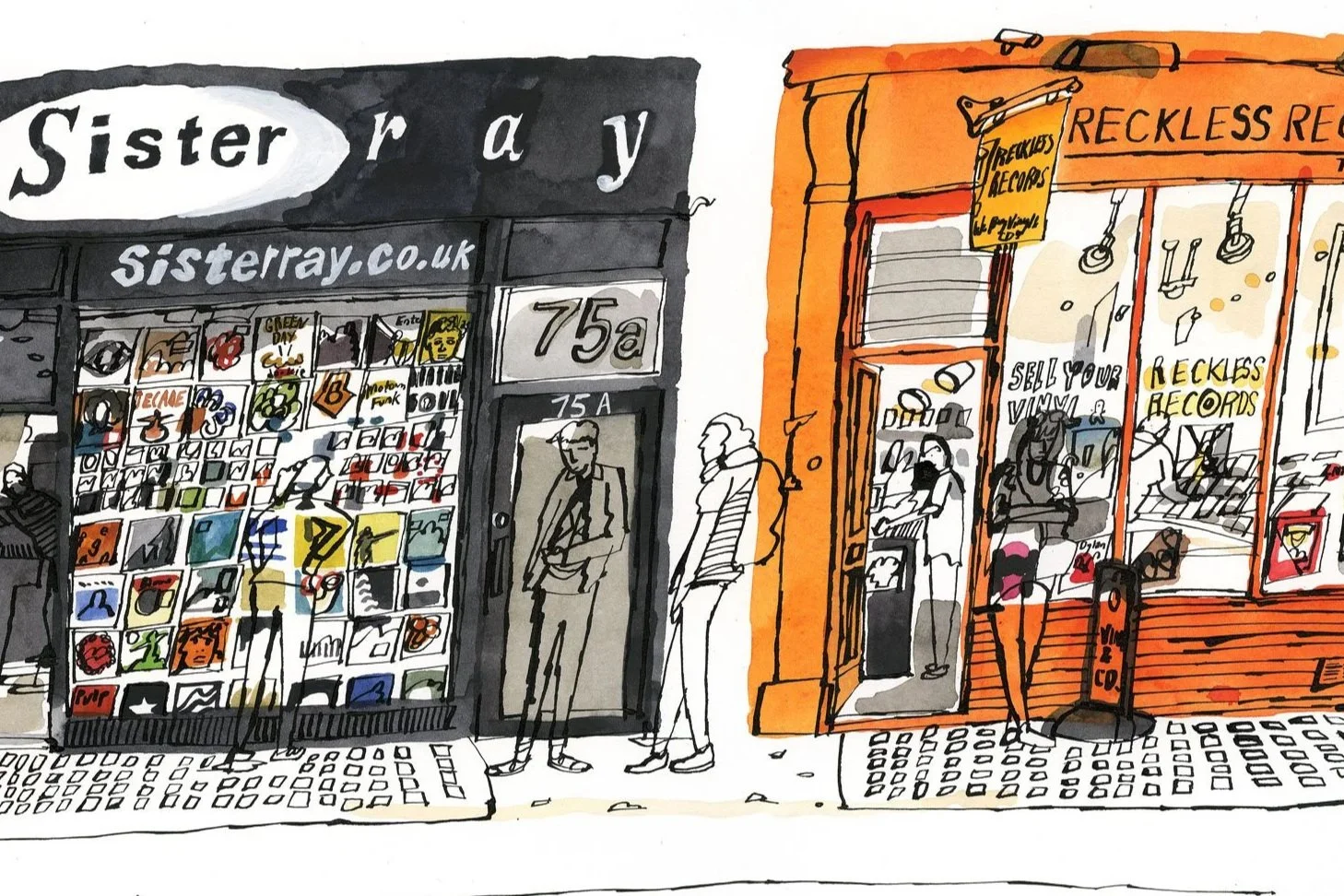 Vinyl records, Soho