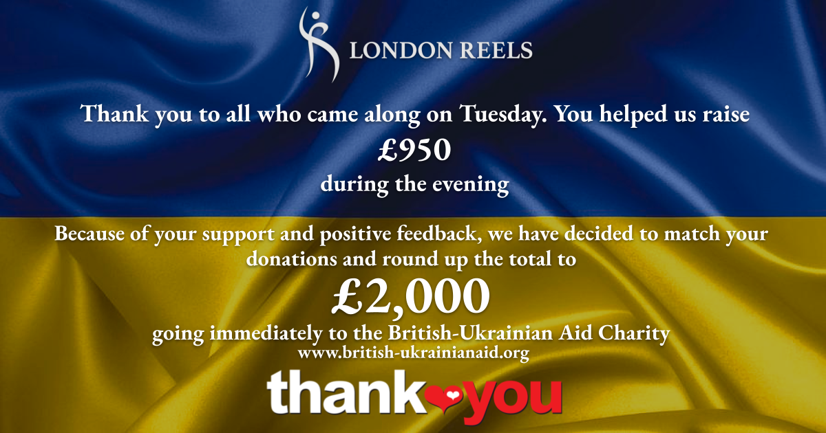 £2,000 for Ukraine - thank you all 💙💛