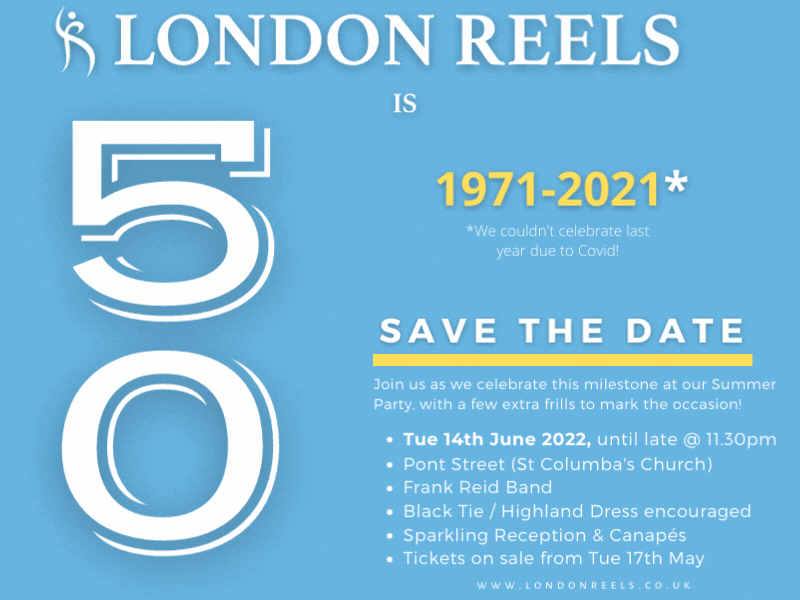 London Reels' 50th Anniversary
