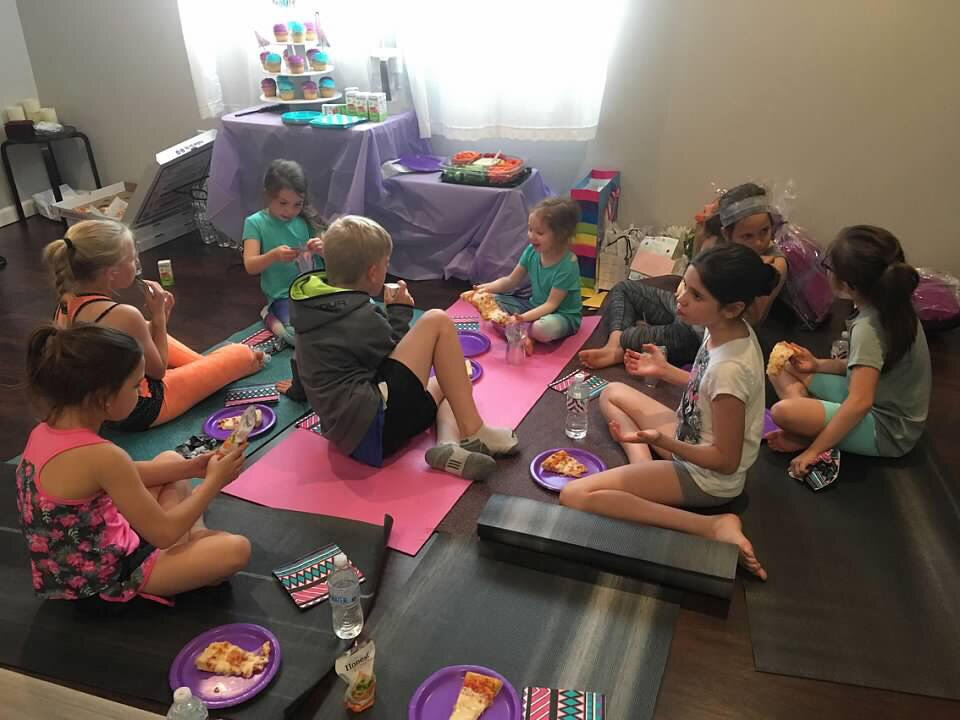 Kids Birthday Party , Kids Yoga Party