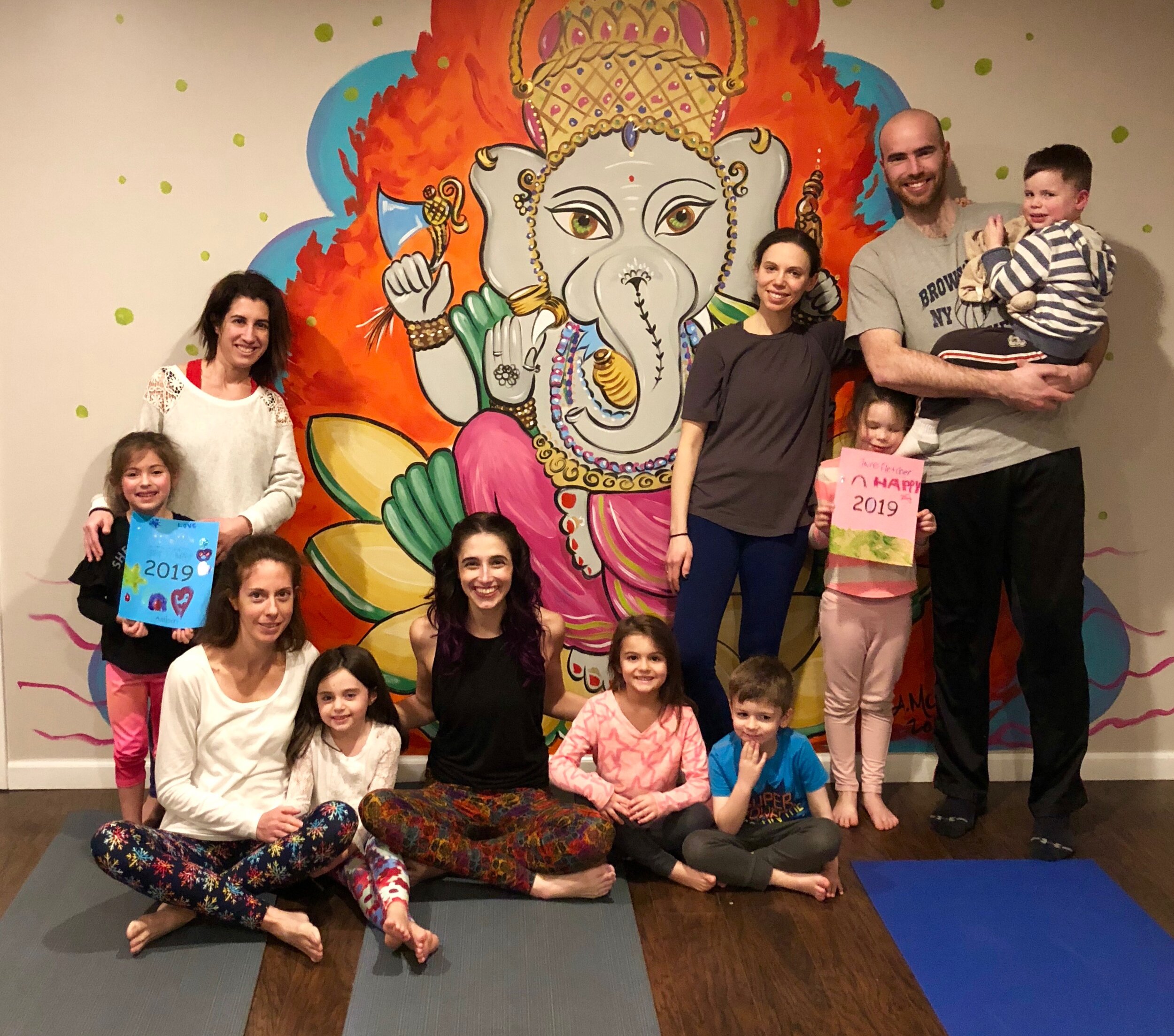 Family Yoga and Art Class