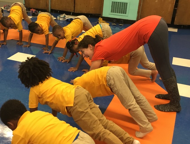 Join us for early morning Yoga from 8:15am-8:45am with Bridget Saracino of Yo Re Mi !