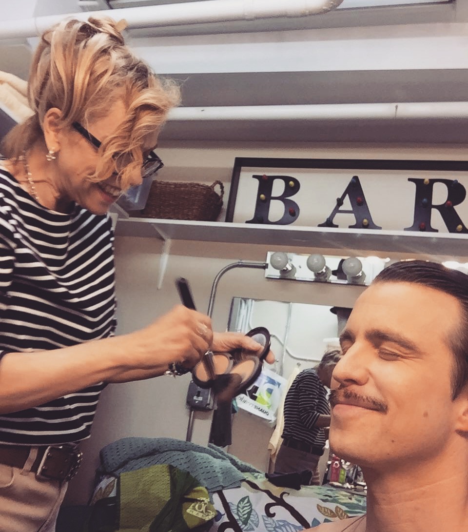 Gavin Creel making me laugh & taking a pic without me knowing.