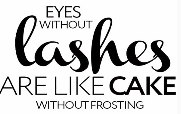 I like cake and I like frosting so... P/C: The Lash Loft's Instagram