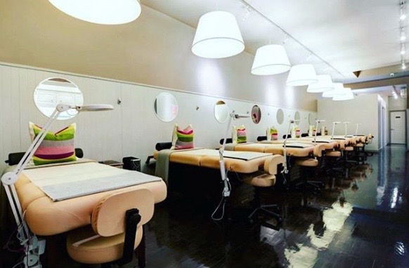 The line up. It is weird at first isn't it? But those throw pillows! You've won me. P/C: The Lash Loft's Instagram