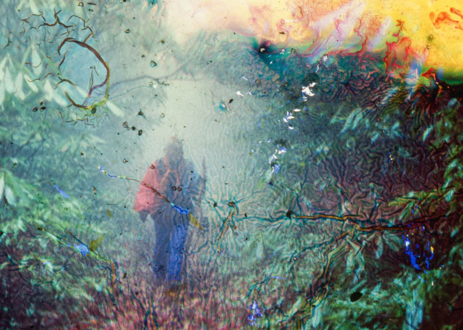  Decaying Values | HEYDT | 2020 | Chemically Manipulated Slide Film | 50in x 70in | $10,500 