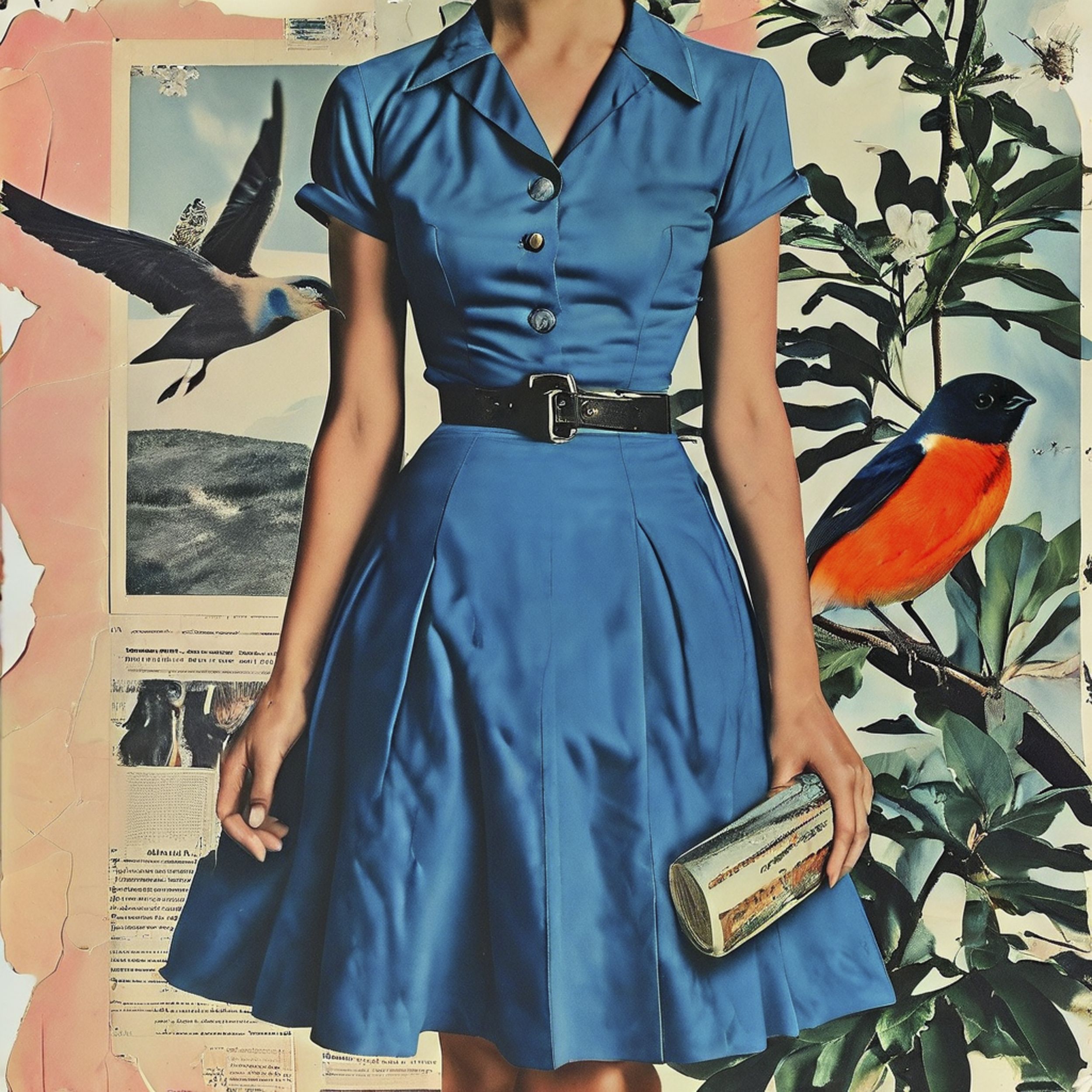 Avec l'oiseaux - Natural Selection-HEYDT-2024-AiAssemblage-40x40in-2.png