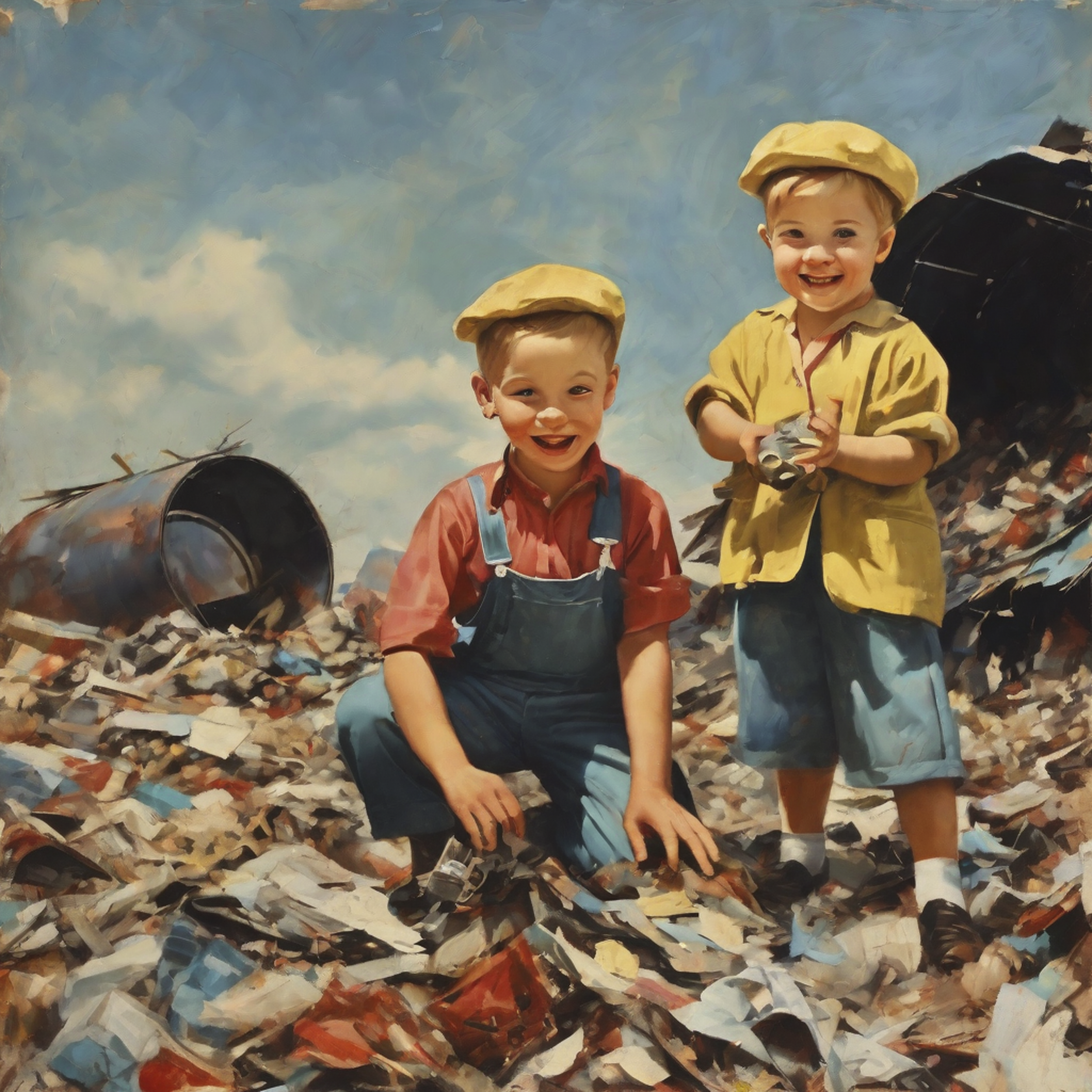 Junkyard Juveniles- Complicit Complacent-HEYDT-2024-AiAssemblage-40x40in-3.png