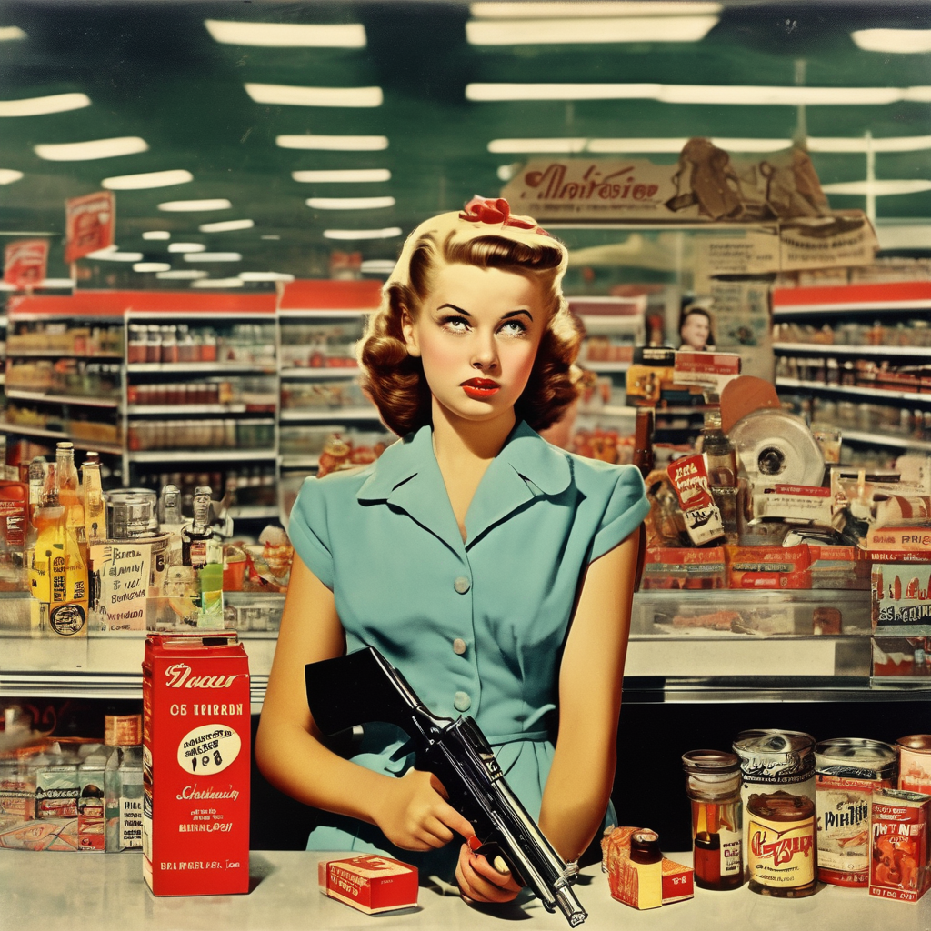 Schoolgirl Sniper - Women in The Middle-HEYDT-2024-AiAssemblage-40x40in-4.png
