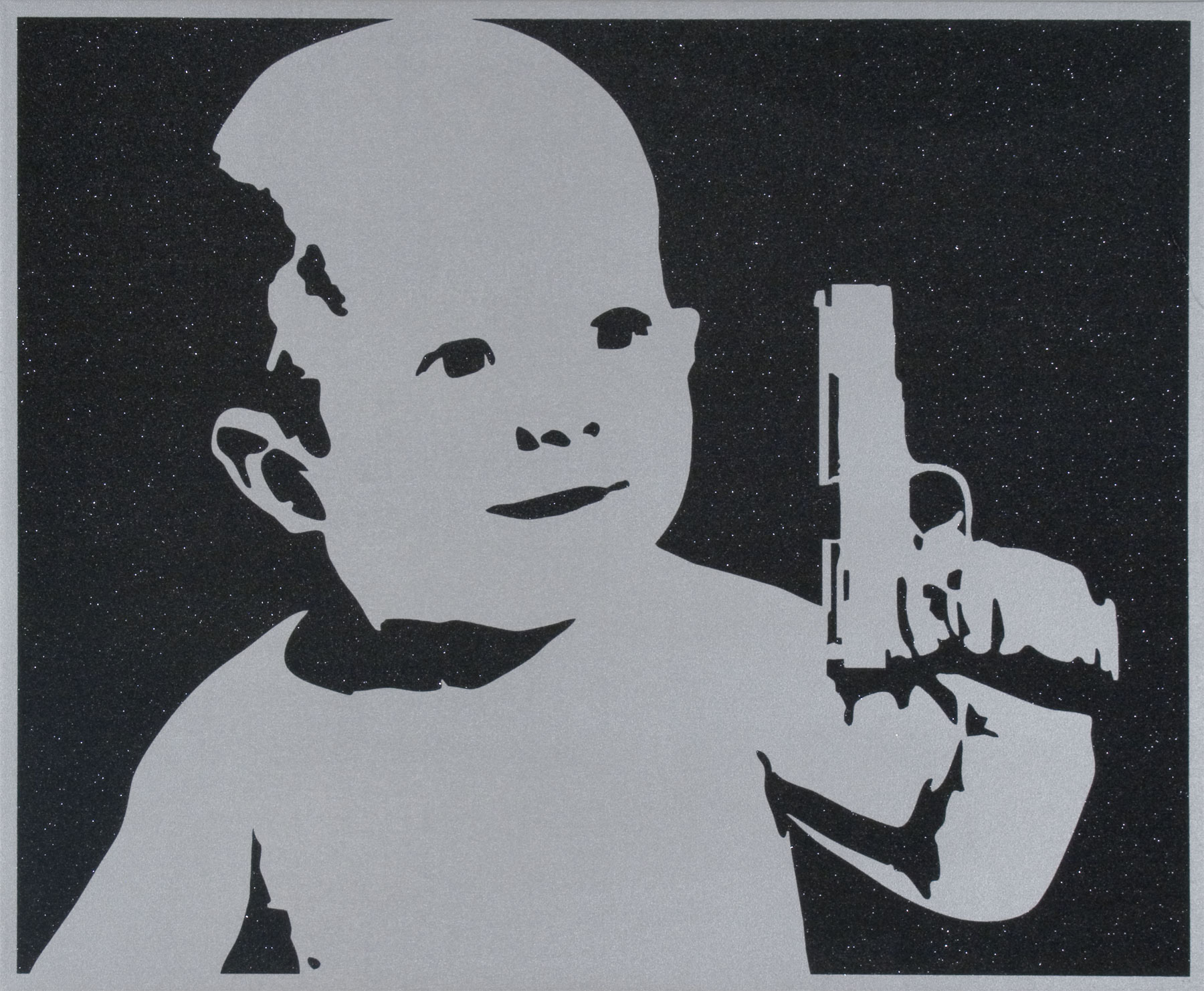Untitled (Baby with Gun)