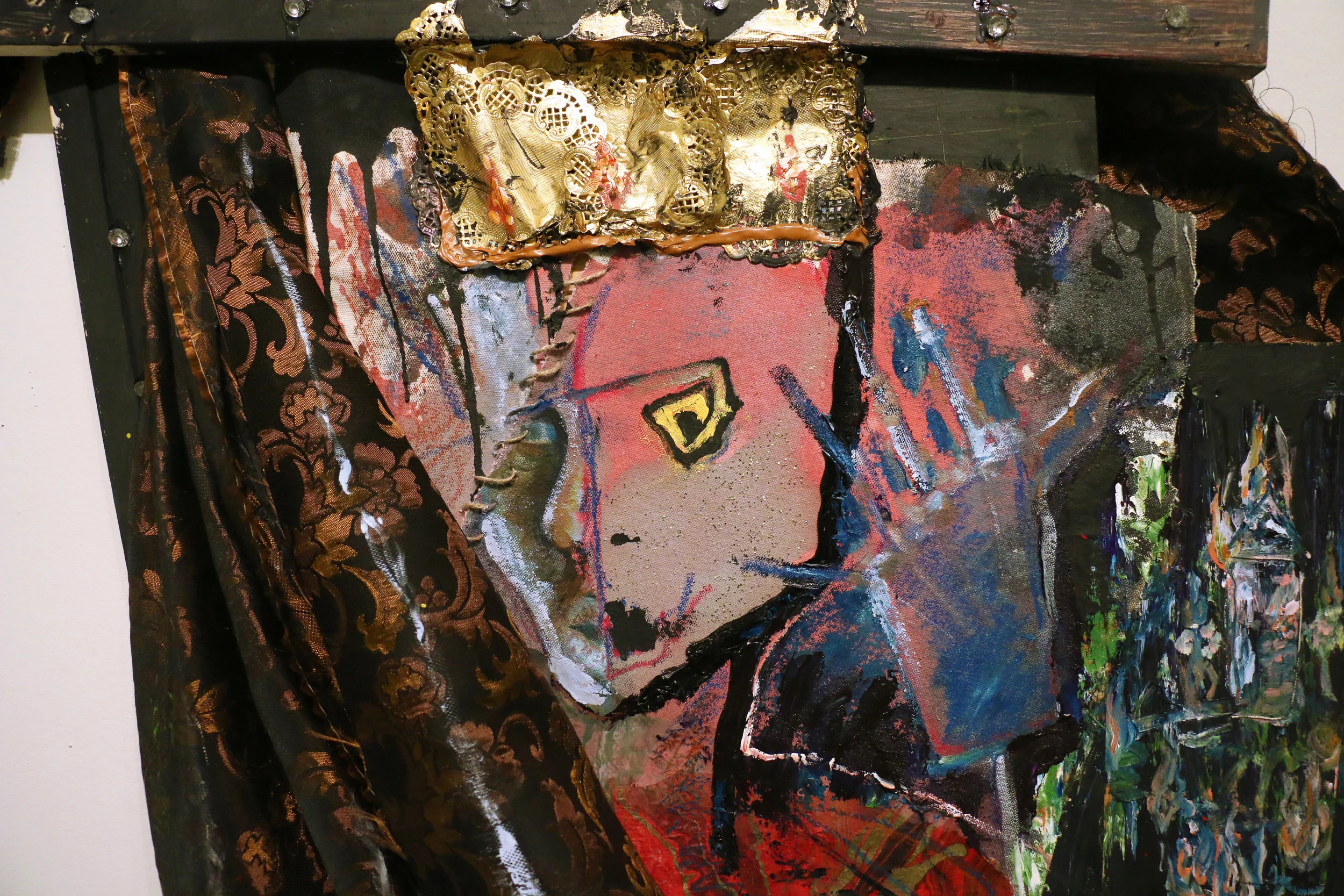 Portrait of the Former King (detail)