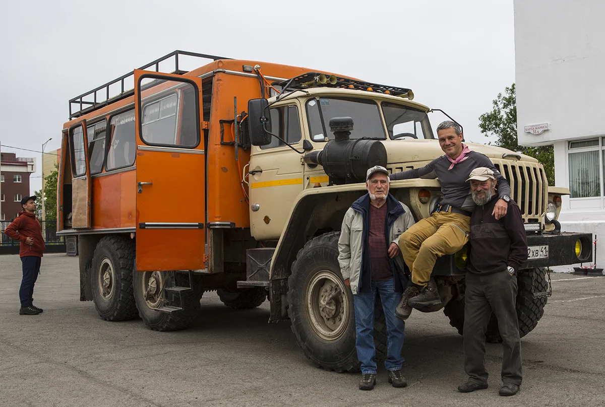 Unser Ural, Roman, Erhard, ich und Hagen