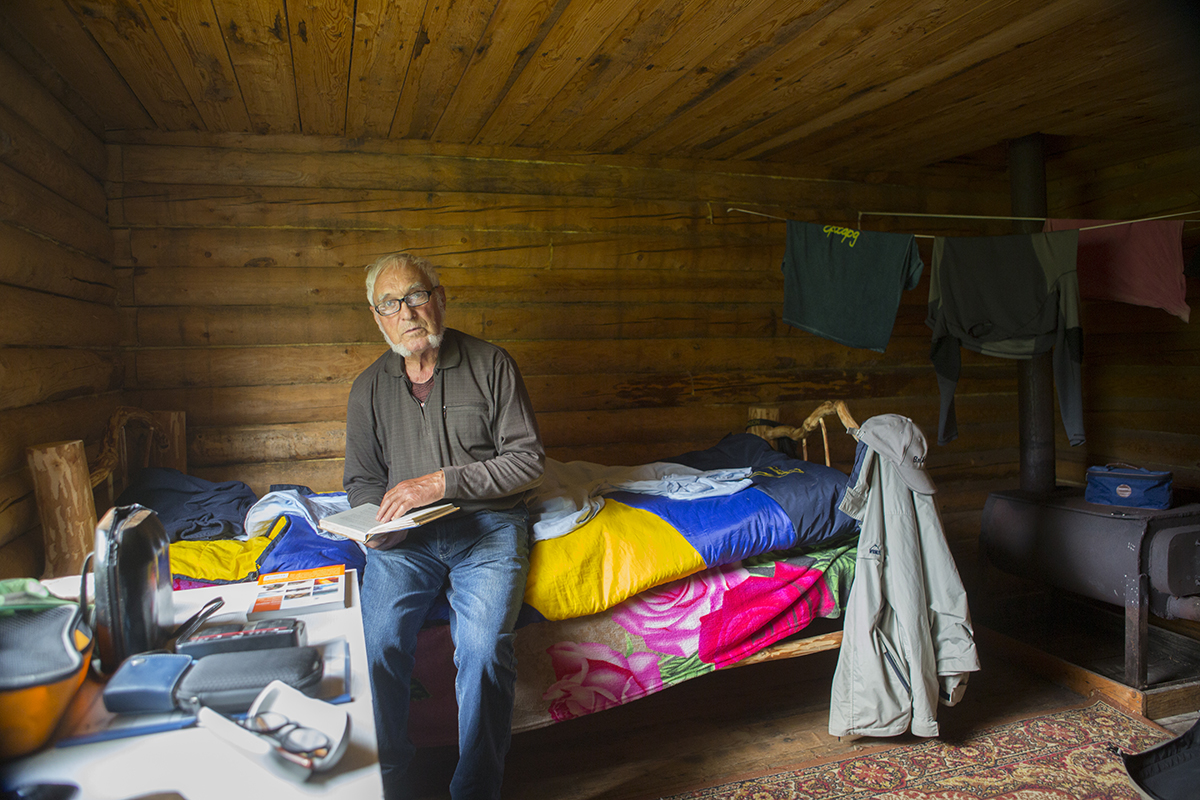 In unserer Hütte