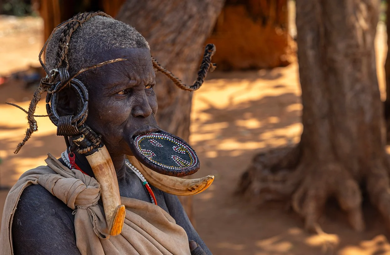  Eine erfahrene Mursi  Omo Gebiet  Februar 2026 