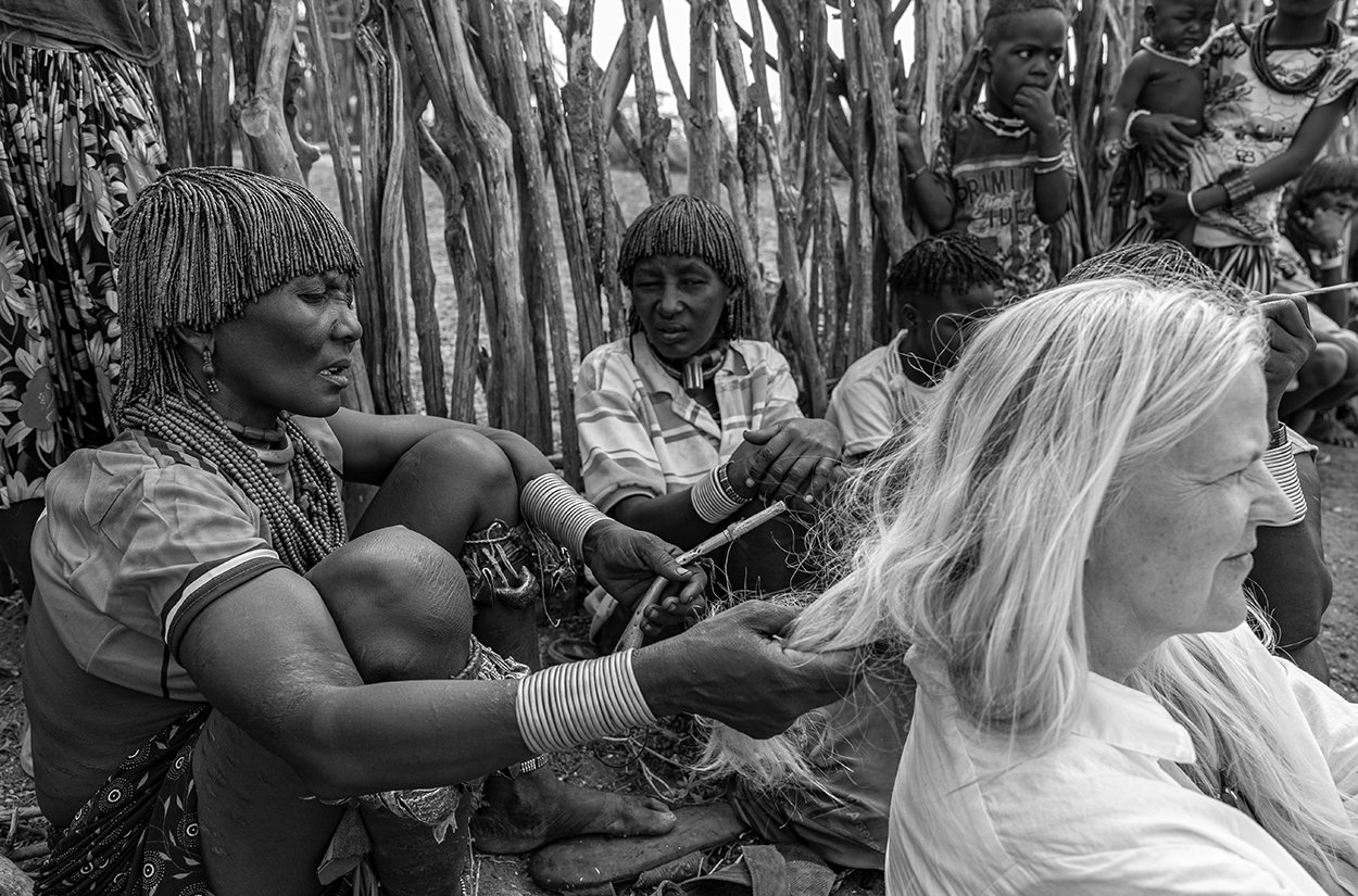  Steffis Haar war immer im Fokus. 