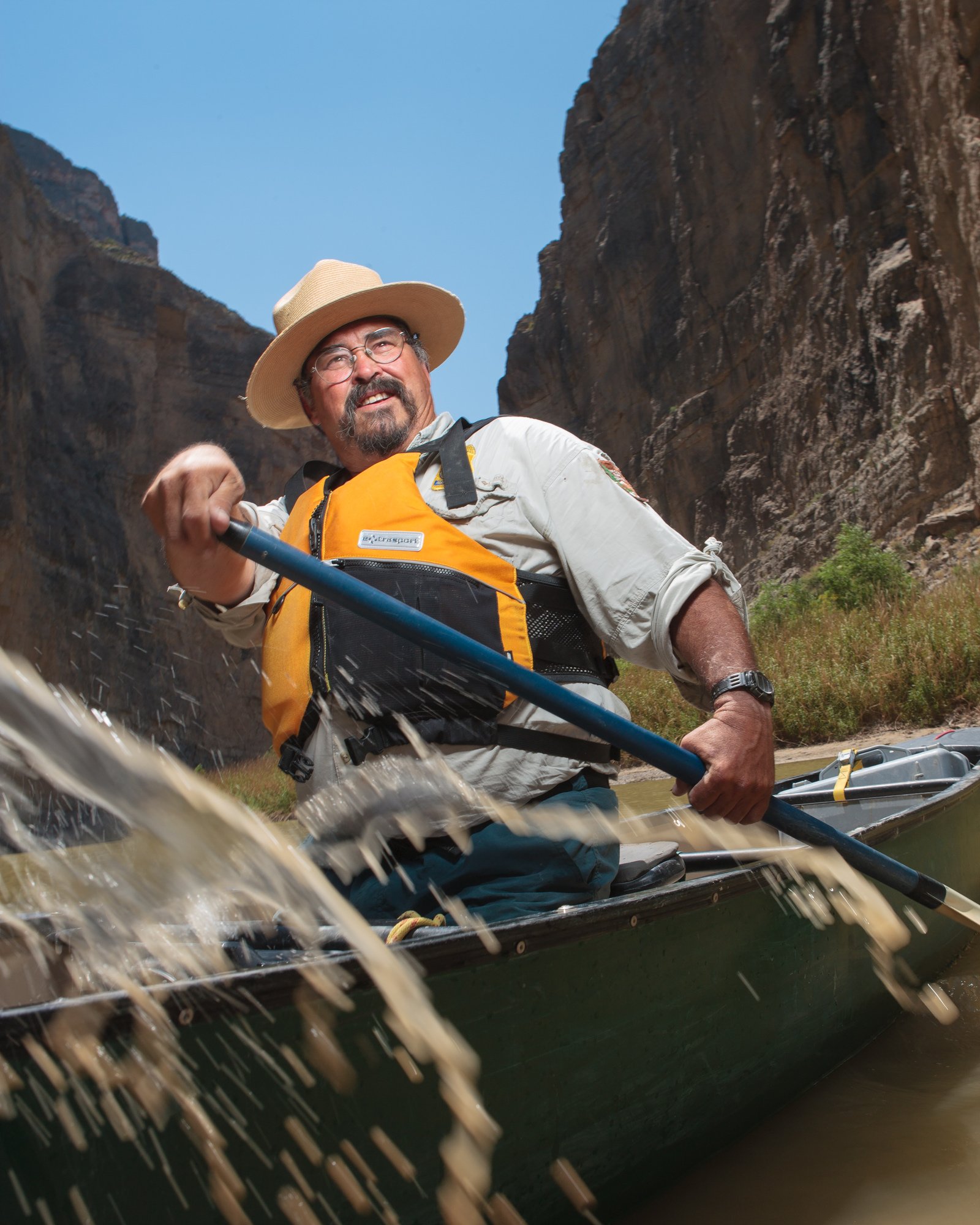 Rio Grande river ranger Marco Paredes