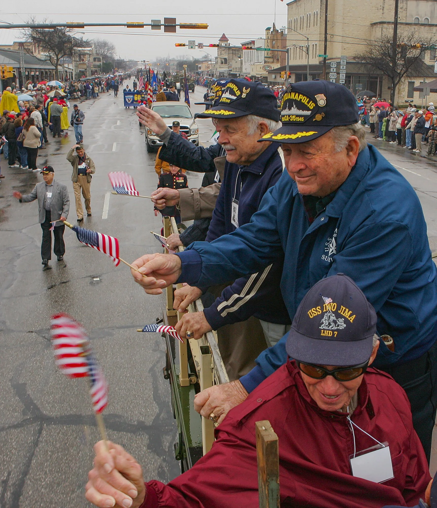Pearl Harbor 75th Anniversary Parade in Fredericksburg, TX