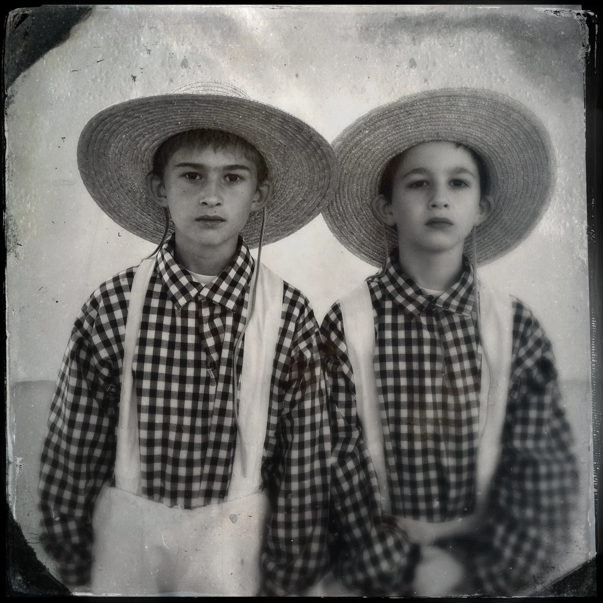 Brothers at Republic of Texas reinactment.