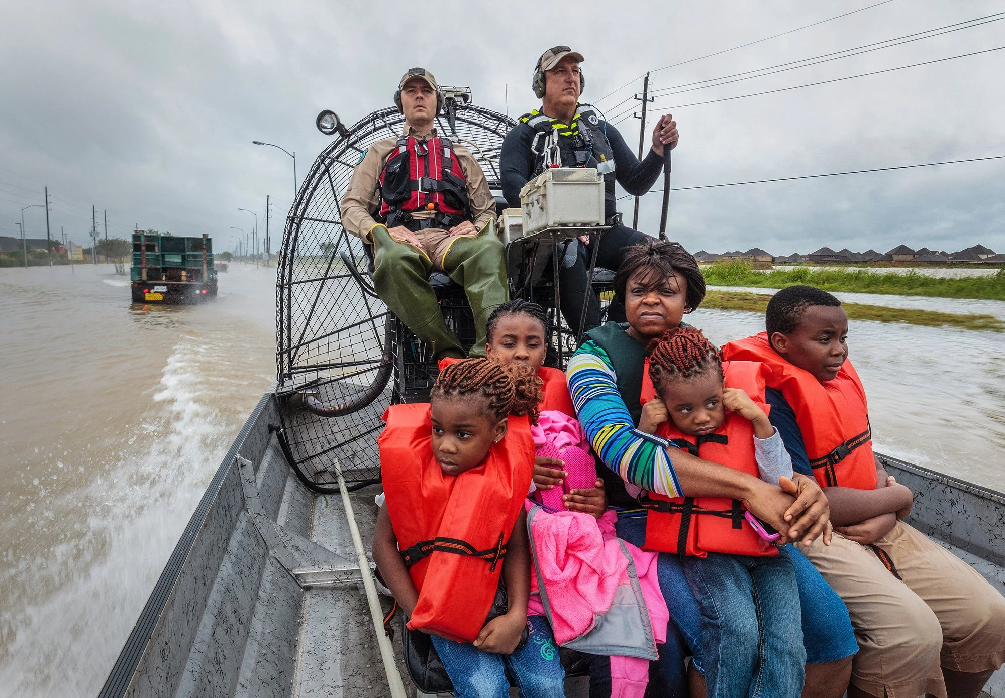 Hurrican Harvey family