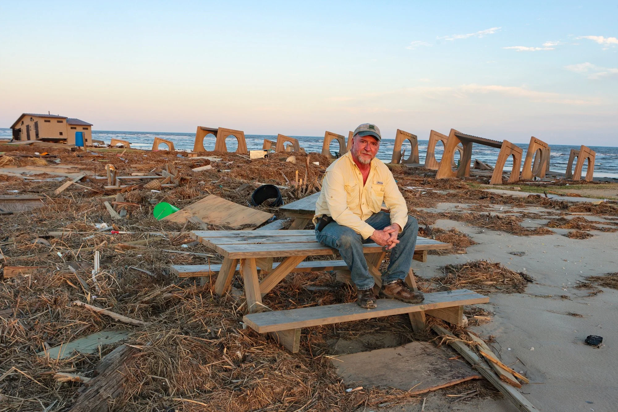 Earl Nottingham after Hurricane Ike