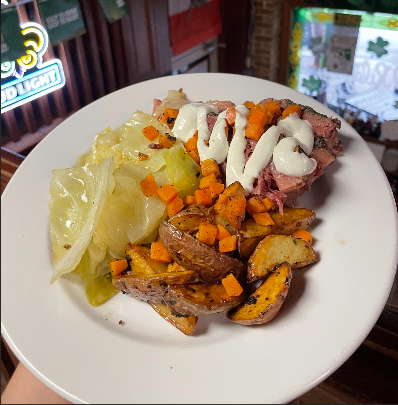 Corned beef and cabbage special