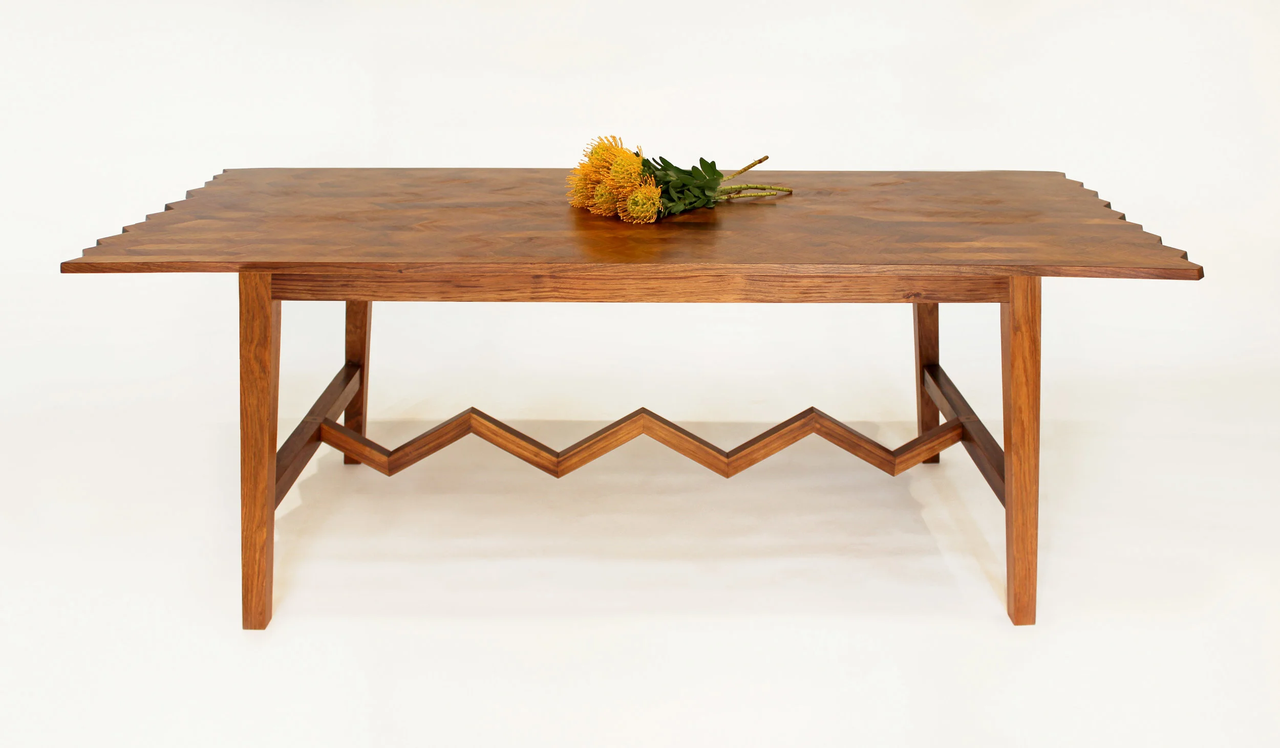 Chelsea Lemon Paruqetry Dining Table