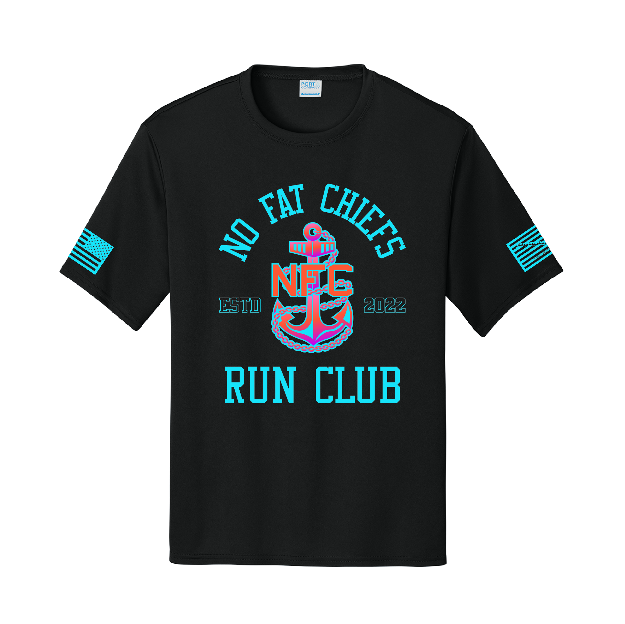 NO FAT CHIEFS RUN CLUB - PERFORMANCE TEE