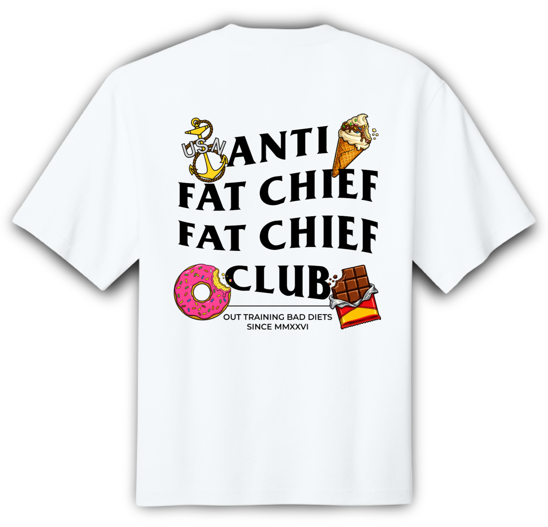 ANTI FAT CHIEF FAT CHIEF CLUB - OVERSIZED TEE