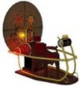 Picture of the time machine from the film "Time Machine"