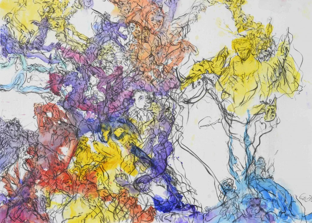 Dolphins: Gerhard Leixl Personale mit Malarbeiten und Skulpturen aus neuem Zyklus in Galerie Czaak.