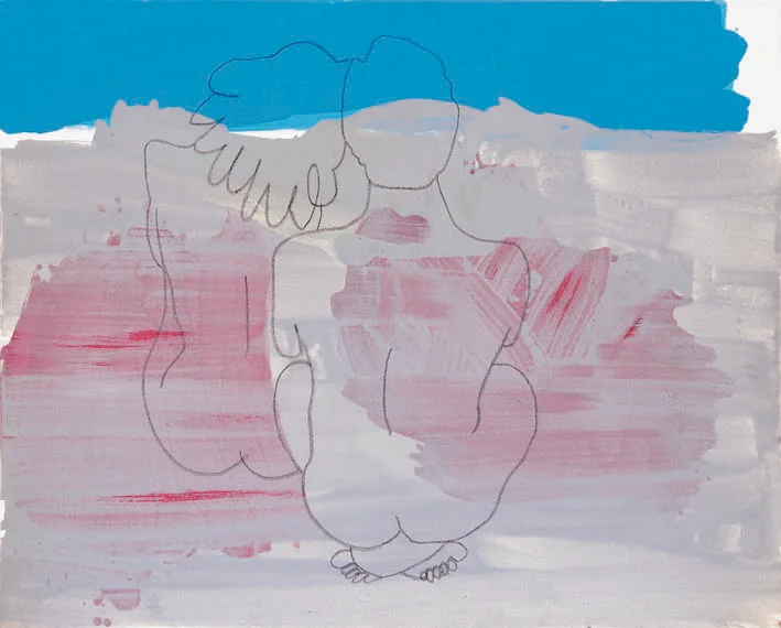 Ankalina Dahlem; „Dreaming“; 2001; Acryl auf Leinwand; 90 x 115 cm