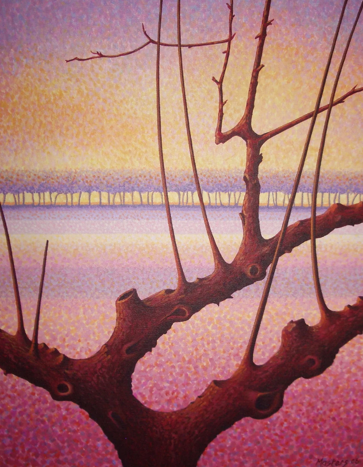 DUTCH LANDSCAPE WITH PLUM TREE  2