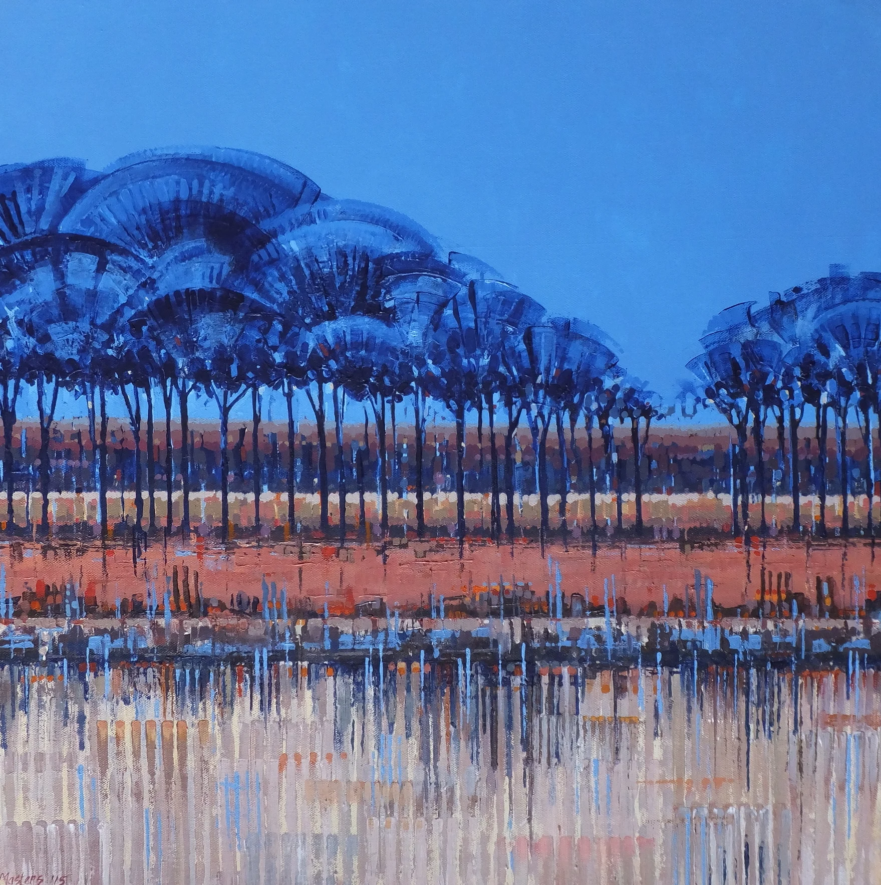 BLUE TREES
