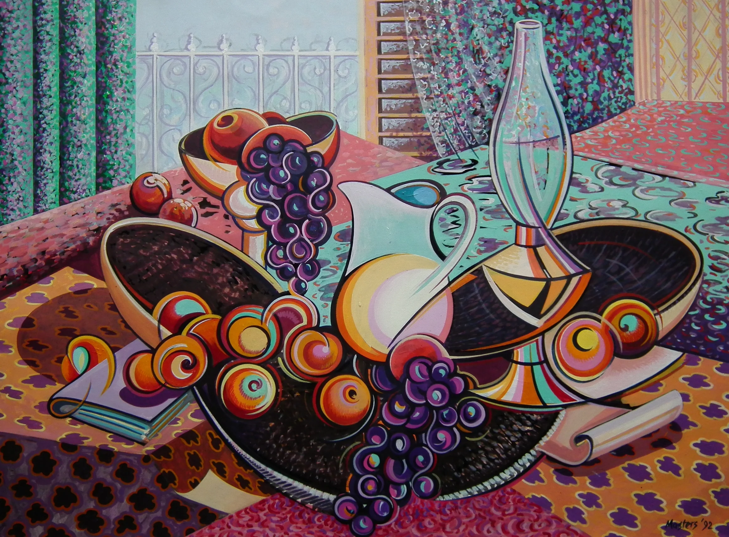 STILL LIFE WITH GRAPES