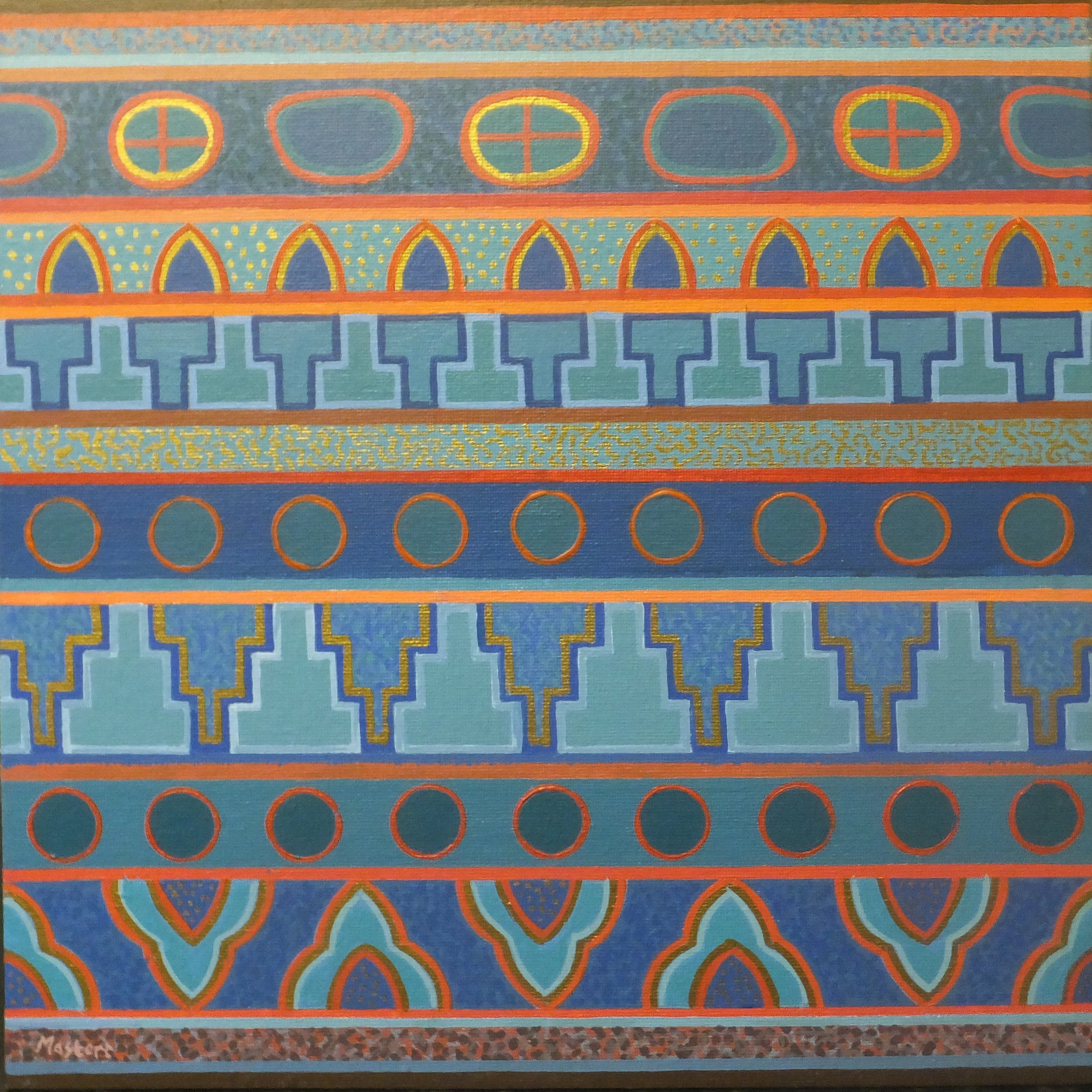  MOROCCO 3  Acrylic 12" x 12" 