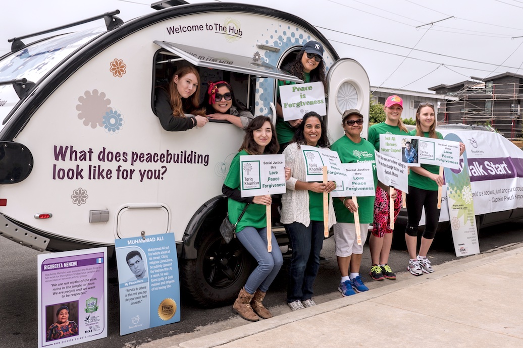 (Carlsbad, CA) 2017 San Diego Peace Heroes Walk held on March 19 at Magee Park.