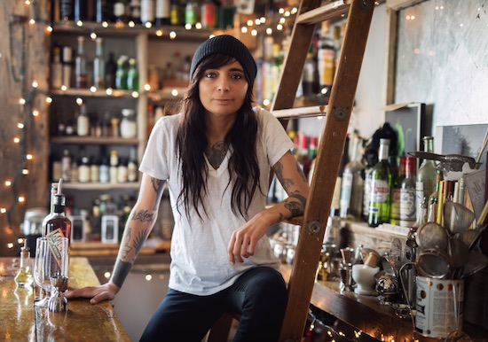 Bartender Sandy De Almeida's Home Bar. Photo: Jennifer Roberts.