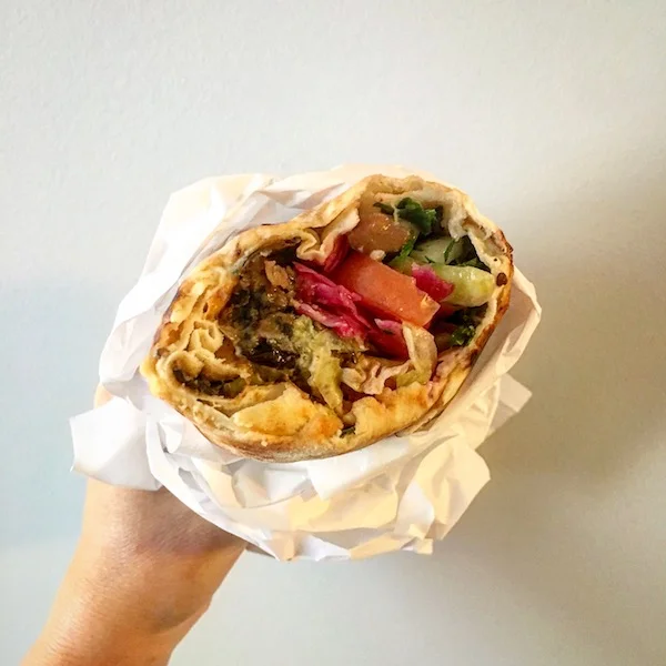 Lunch Revolution – Shish Eggplant Wrap