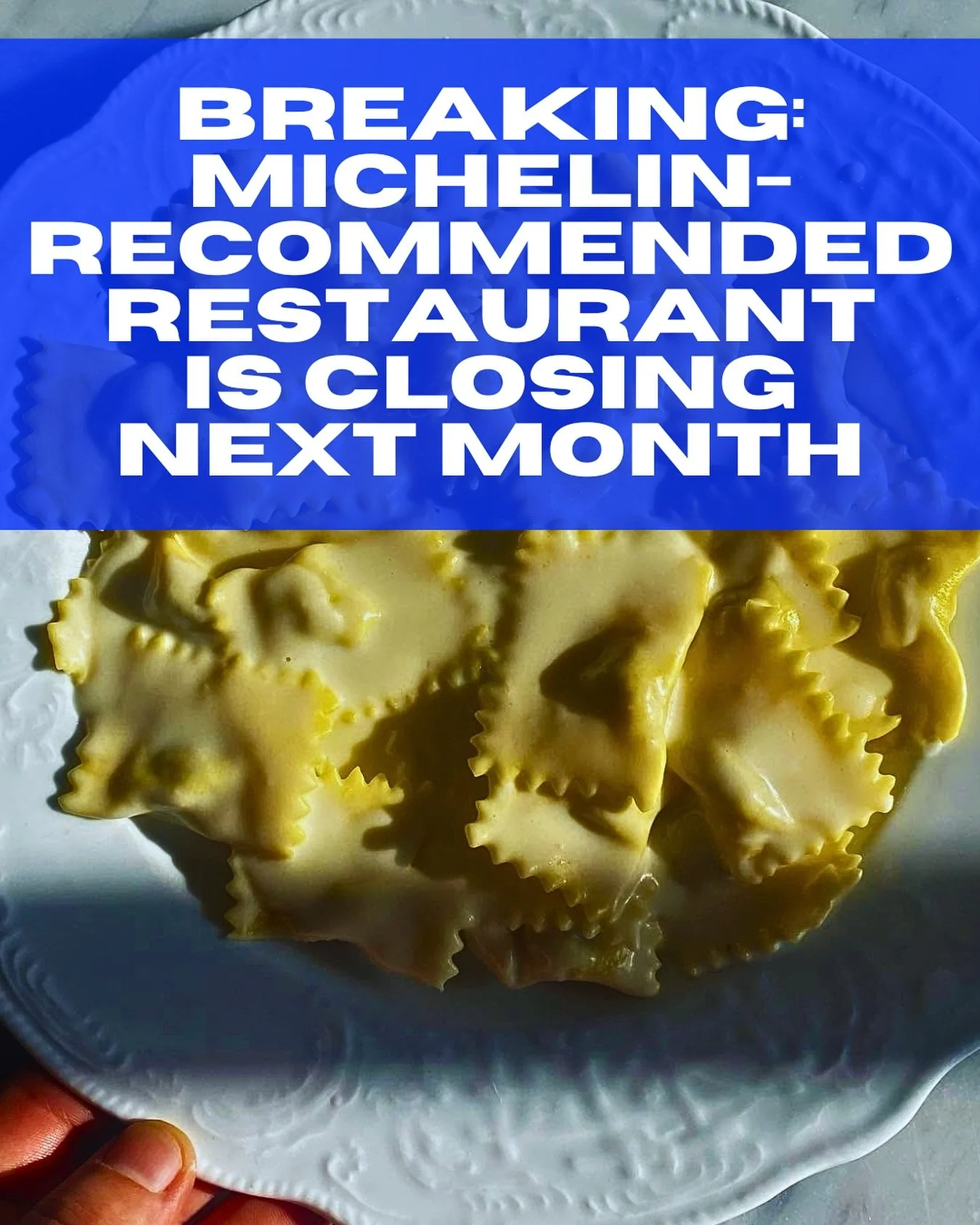BREAKING: A Michelin-Recommended restaurant is closing next month. The award-winning pasta shop @famiglia_baldassarre &ldquo;as you know it&rdquo; will close after lunch service on August 14, though the business will remain operational. Leandro Balda