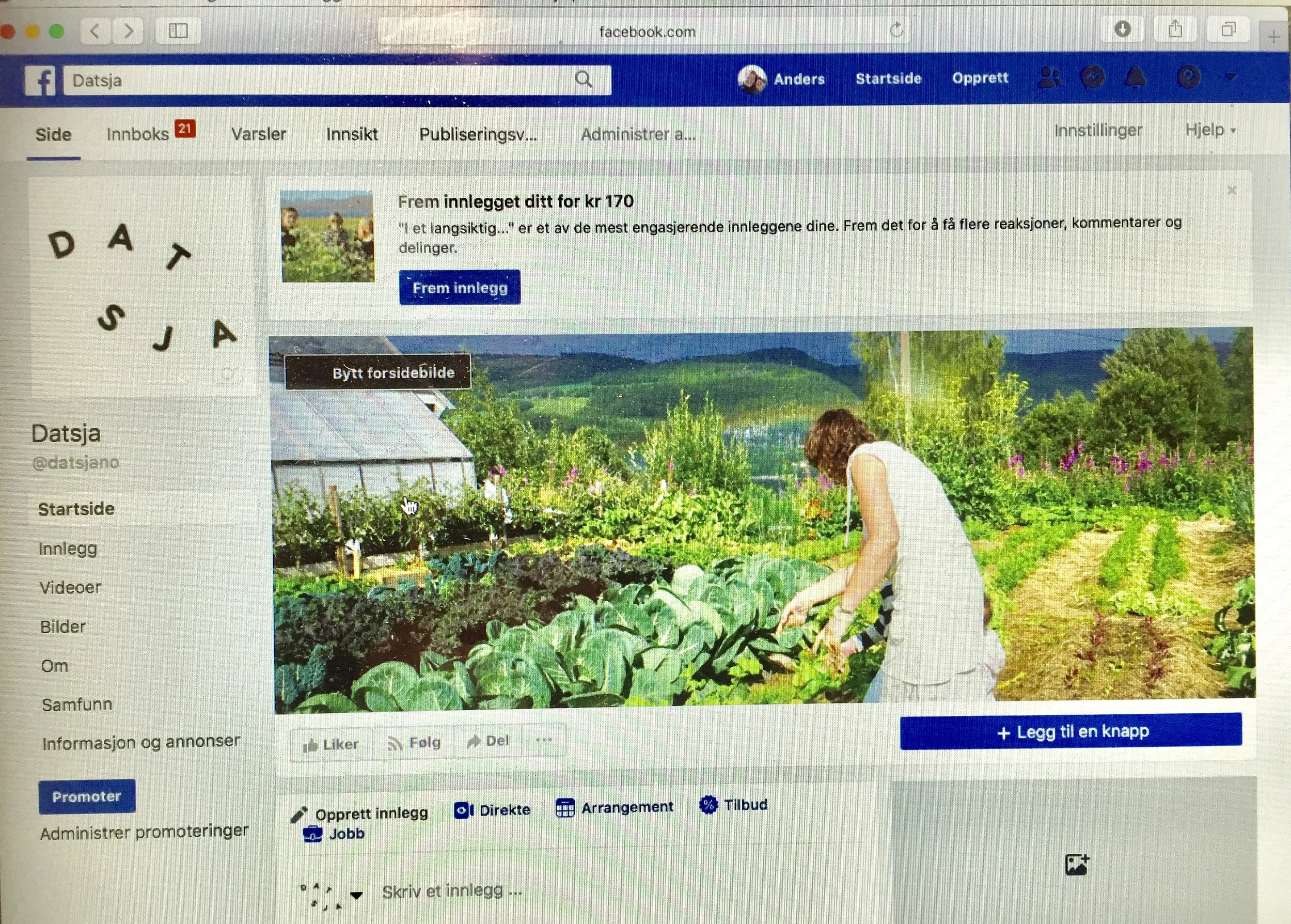 Datsjas Facebook side