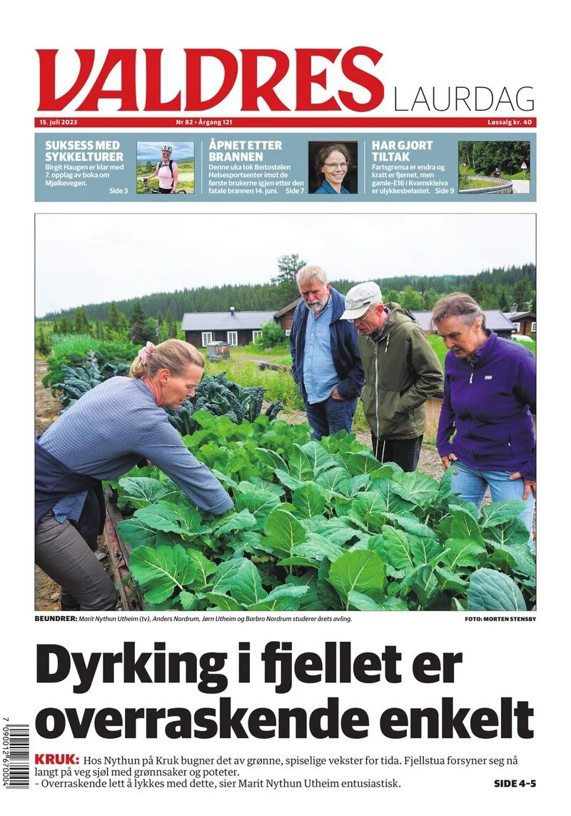 Kurs for hyttehagedyrkere i fjellet 4. til 6. september 2023.