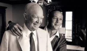 Arnold Palmer, Dwight Eisenhower and Joe Dey