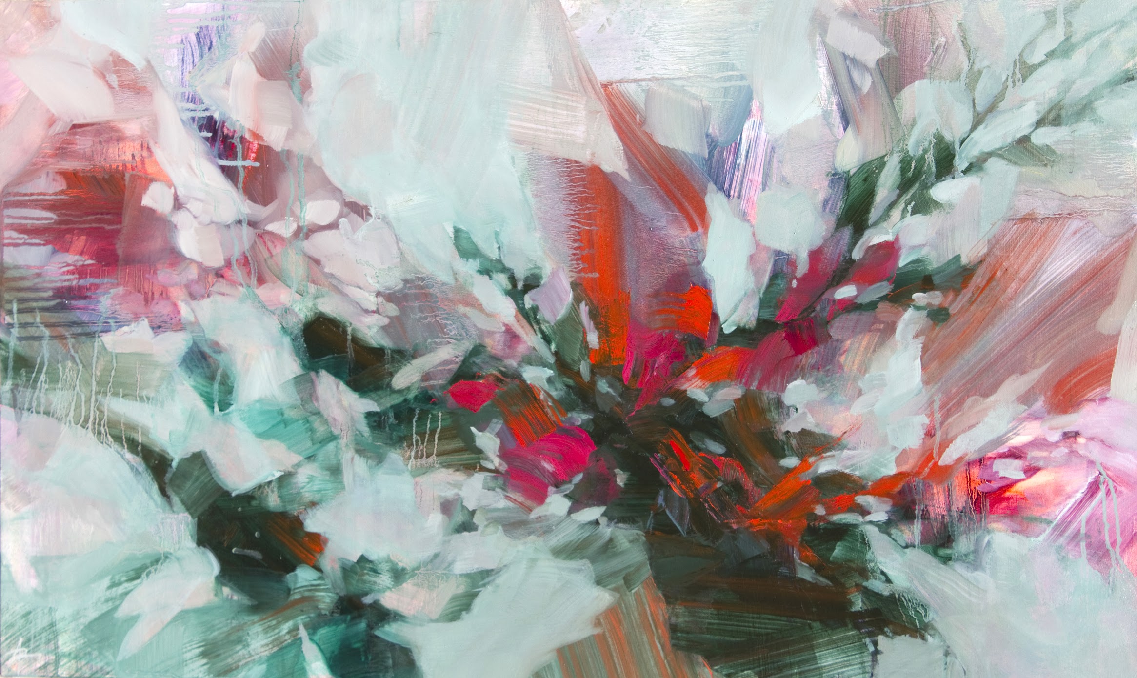 Angie Renfro , After All (2017), oil on panel, 30 x 18 inches.